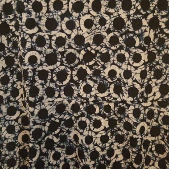 Michael Kors navy blue white batik look dress - Picture 4 of 4